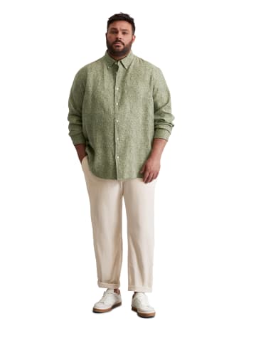 Marc O'Polo Button-Down-Hemd shaped in multi/ummer sage