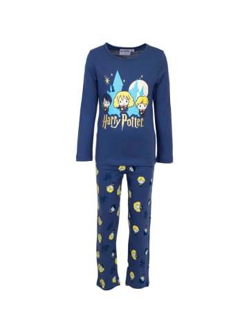 Harry Potter Harry Potter Nachtwäsche Schlafanzug aus Baumwolle Pyjama-Set in Blau 2