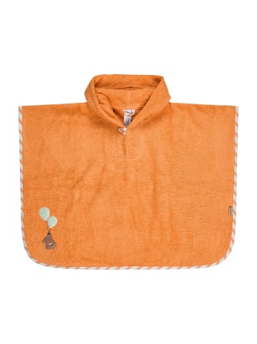 Sterntaler Poncho BÄR Bo in leuchtorange