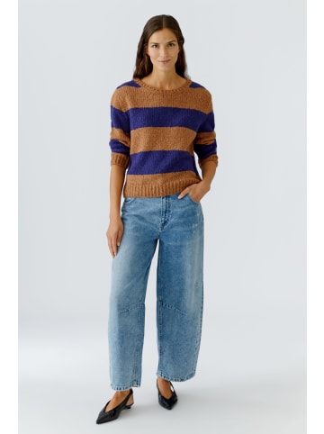 Oui Pullover ESMY in dk camel blue