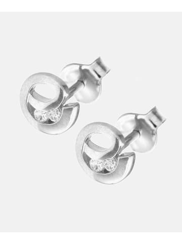 Vanlere Ohrstecker aus 375 Weißgold mit Zirkonia