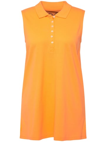 Ulla Popken Poloshirt in cantaloupe orange