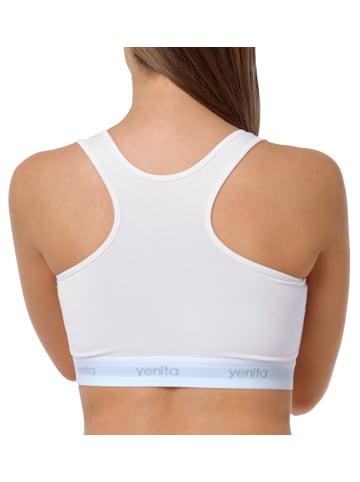 Yenita® Bustier (3er Set) Modern-Sports-Collection in weiss