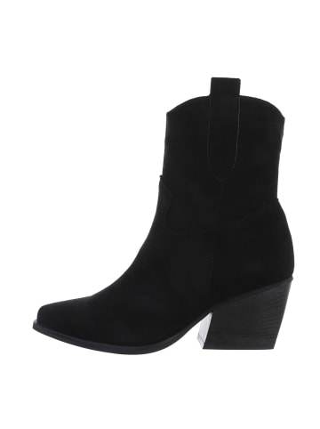 Ital-Design Stiefelette in Schwarz