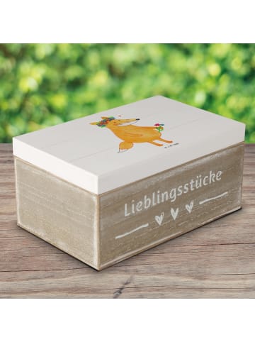 Mr. & Mrs. Panda Erinnerungsbox Fuchs Blumen ohne Spruch in Weiß