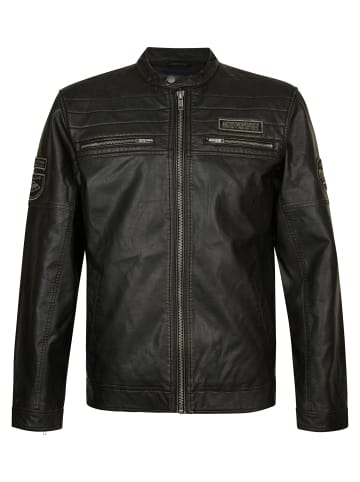 Petrol Industries Kunstlederjacke Dorado in Schwarz
