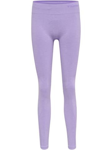 Hummel Hummel Leggings Hmlmt Multisport Damen Schnelltrocknend Nahtlosen in LAVENDER MELANGE