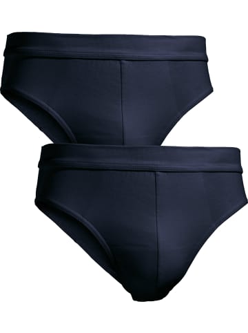 Erwin Müller Baumwolle, Single-Jersey Slip 2er-Pack in marine