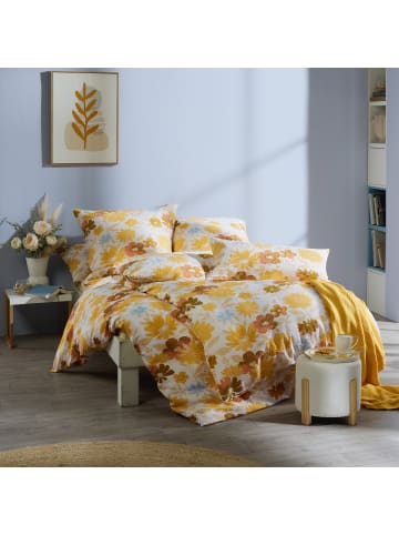 REDBEST Seersucker Bettwäsche in gelb