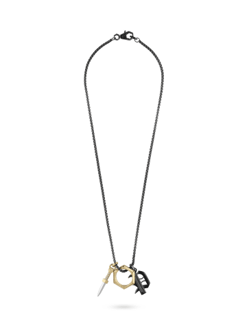 Philipp Plein Halskette mit Anhänger in Gold – (L)60cm