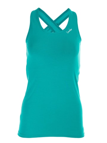 Winshape Tanktop mit offenem Drop Back Design WVR32 in ocean green