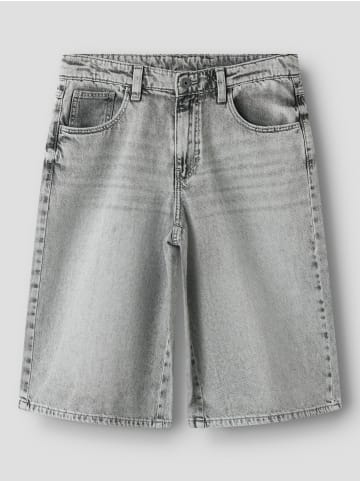TWO SOON Jeansshorts in Light Grey Denim