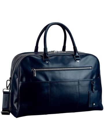 Leonhard Heyden Montreal Weekender Reisetasche Leder 52 cm navy
