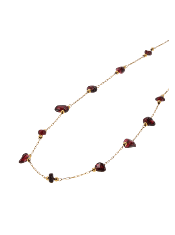 usha FESTIVAL Women Necklace With Beads in Gold Red