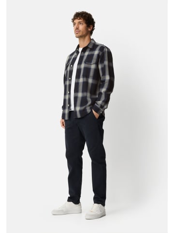 Camel Active Langarm Hemd aus reiner Baumwolle in Navyblau