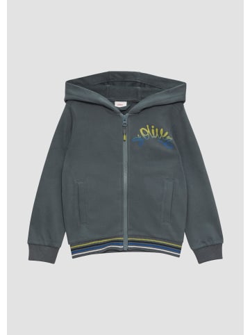 s.Oliver Sweatshirt Jacke in 9515_schiefergrau