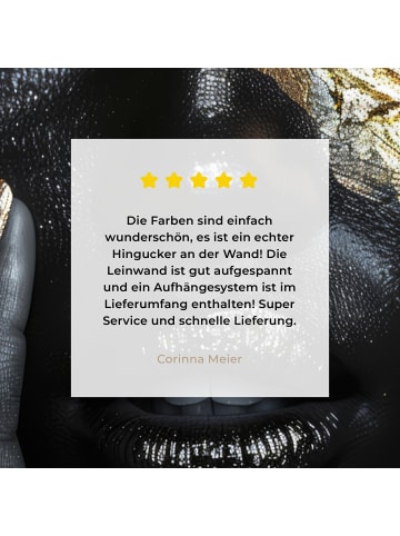 MuchoWow Leinwand bilder Luxusporträt (BxH)