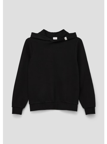 S. Oliver Sweatshirt langarm in Schwarz