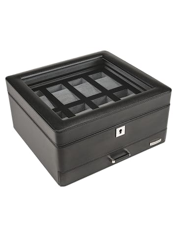 Windrose Schmuckkasten 26.5 cm in schwarz