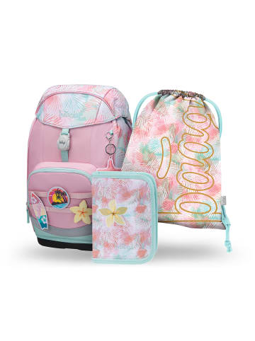 BAAGL 3-tlg. Set: Schulrucksack Airy Plus in Blau Sunset