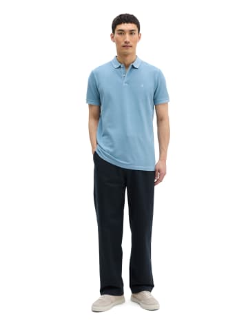 Marc O'Polo Poloshirt Piqué shaped  garment-dyed in Blue Dawn
