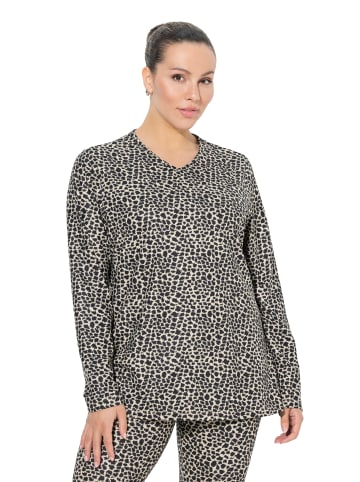 Ulla Popken Langarmshirt in schwarz