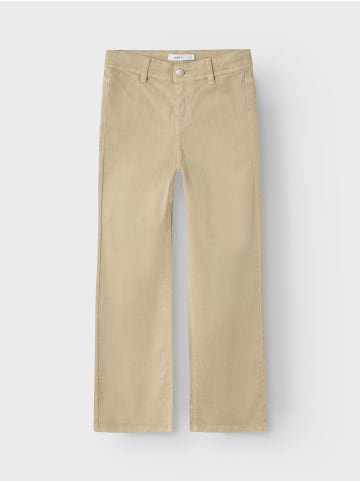 name it Wide Leg Hose NKFPOLLY WIDE TWILL PANTS in irish cream