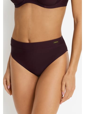 LASCANA Highwaist-Bikini-Hose in aubergine