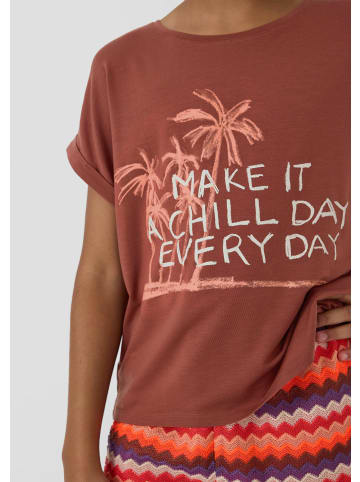 s.Oliver T-Shirt in 3515_rostrot