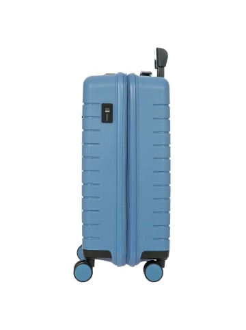 BRIC`s BY Ulisse - 4-Rollen-Kabinentrolley 55 cm  erw. (grey blue) in grey blue