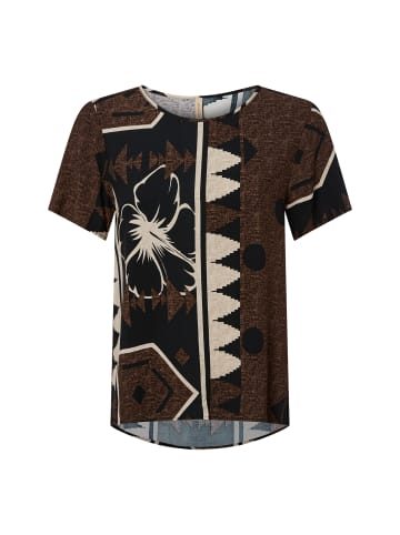 soyaconcept Blusenshirt SC-Rosalie 1 in mocca schwarz - 0001