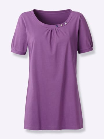 Sieh an! Longshirt in lila