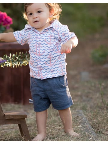 OrganicEra Baby Schlupf-Shorts in Indigo Melange