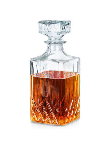 Zentrada Nonbook - Whiskykaraffe aus Glas, 900 ml