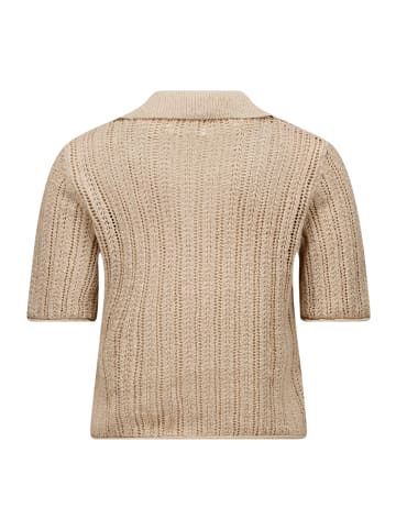 CARTOON Sommer-Strickjacke mit Knopfleiste in Pearl Vanila