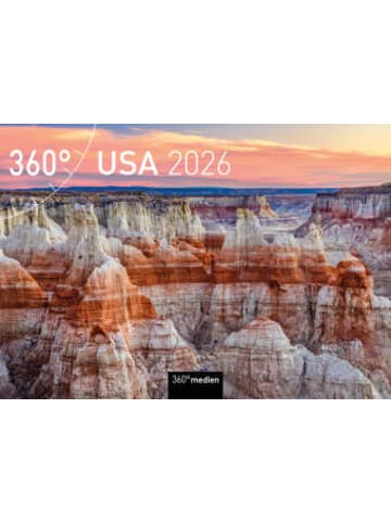 360 grad Kalender - USA Broschürenkalender 2026