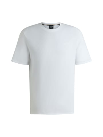 BOSS Waffle T-Shirt in Weiß