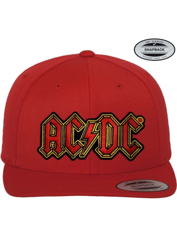 AC/DC Cap "Logo Snapback Cap" in Rot