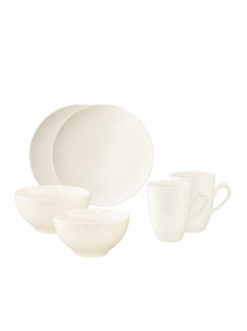 Seltmann Weiden 6-tlg. Frühstücks-Set Savona Fine Diamond in in creme