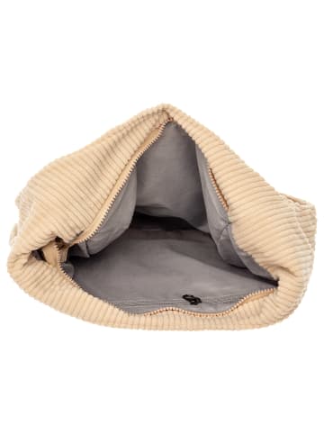 Prato SC12 zeitloser Shopper aus Breitcord Hobobag in light beige