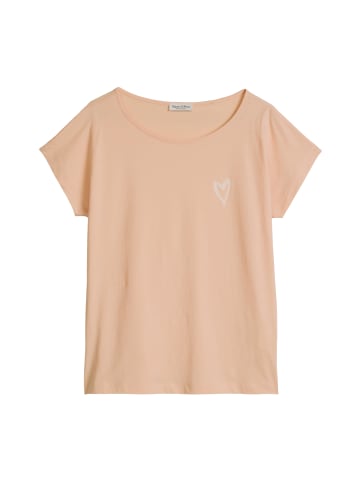 Marc O'Polo Print-T-Shirt loose in Soft Peach