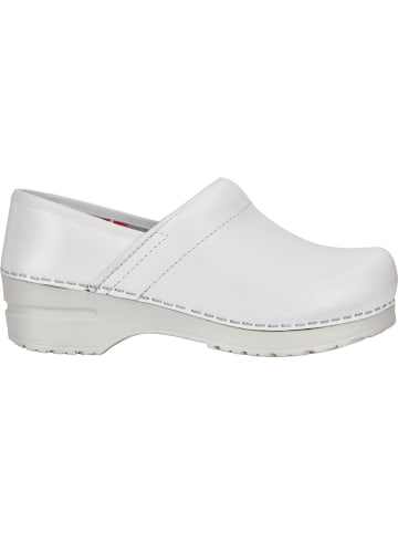 Sanita Comfortwear Clog "Original-Prof. Pu" in Weiß