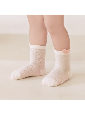 MUNADUNA 4er-Set 'Herz' Baby Sommersocken