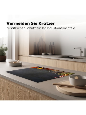 OnlyWow Herdabdeckplatte Gewürze grau