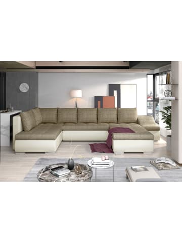 MF Design Gio Recamiere Rechts in Beige -  (L) 190 x (B) 351 x (H) 82 cm