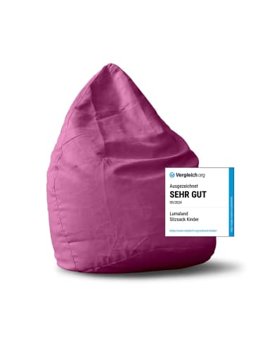 Lumaland Sitzsack In-& Outdoor 120l pink  Rosa