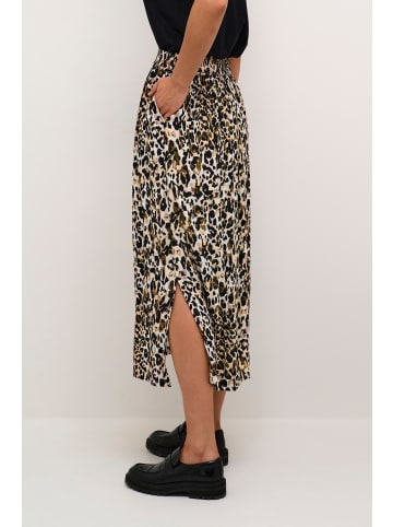 Kaffe Rock BPdagmar A-shape in Sand/Black Leo Print