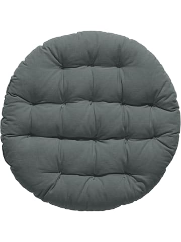 REDBEST Stuhlkissen rund 2er-Pack in grau