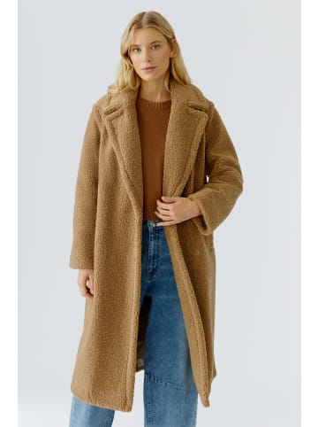 Oui Wintermantel in camel