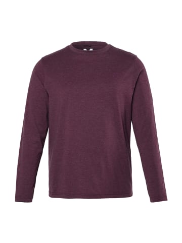 Men Plus Kurzarm T-Shirt in dunkle pflaume